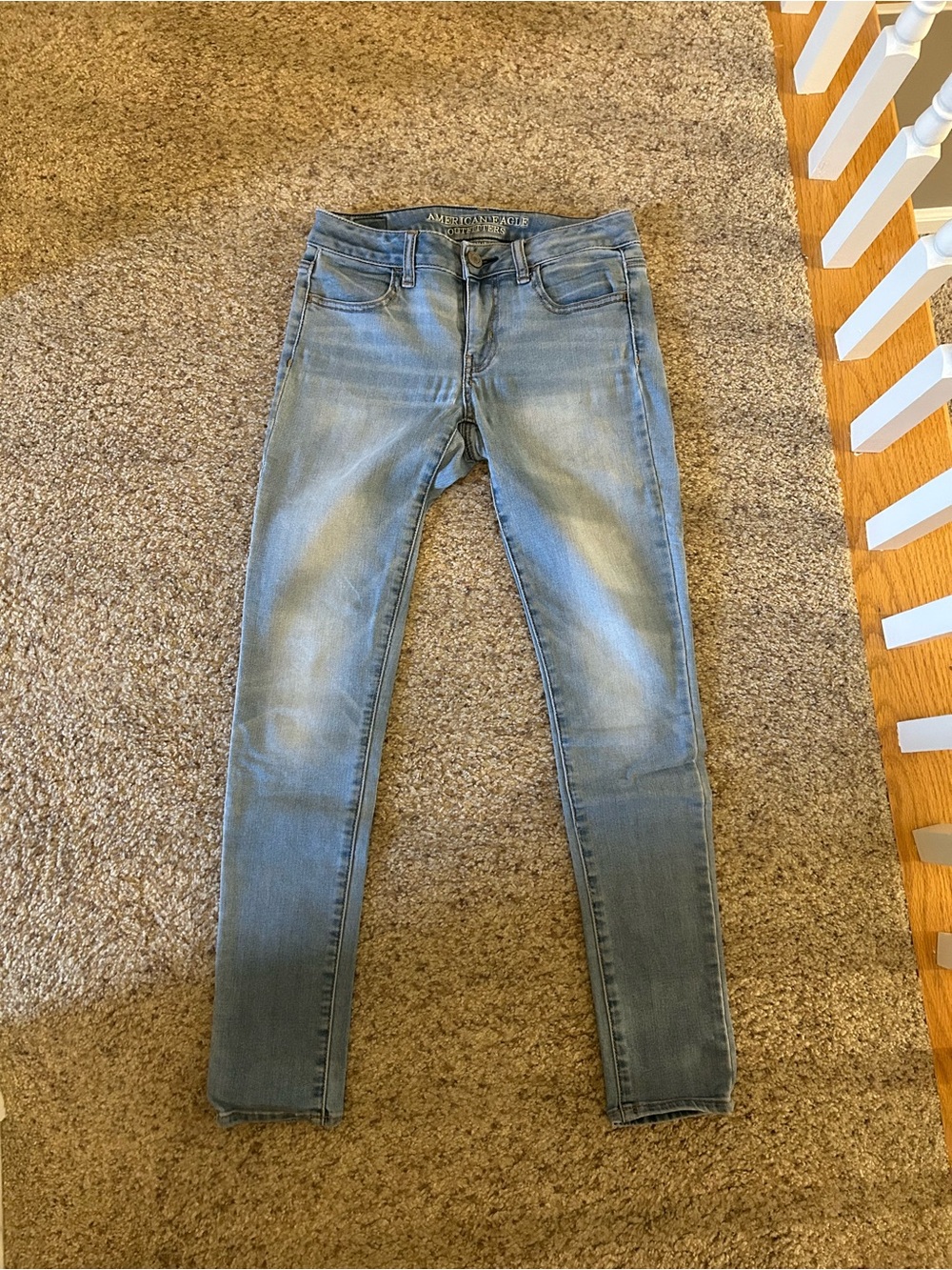 American Eagle Outfitters Light Blue Skinny Jeans
